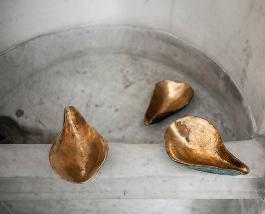 Oyster bowl / turquoise