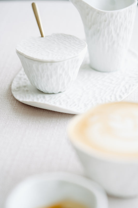 Indulge nº14 sugar pot / white