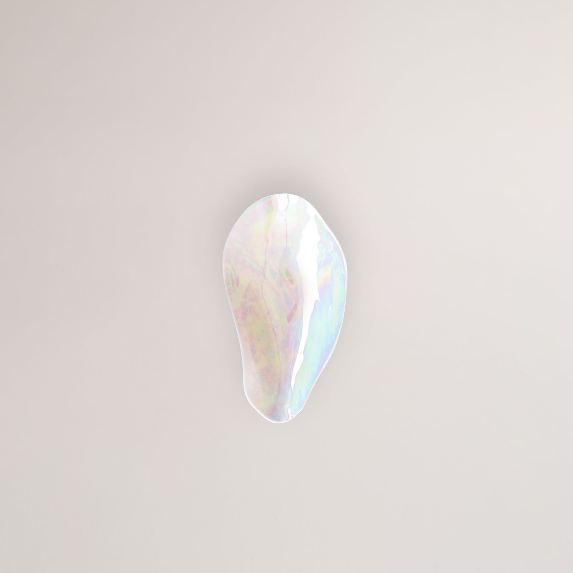 Handmade Limoges porcelain pearlescent side bowl