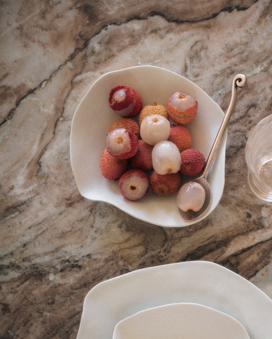 Indulge nº5 petite assiette / biscuit / blanc mat