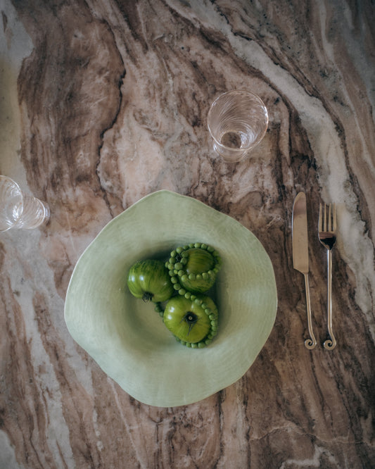 Indulge nº7 assiette creuse / vert jade