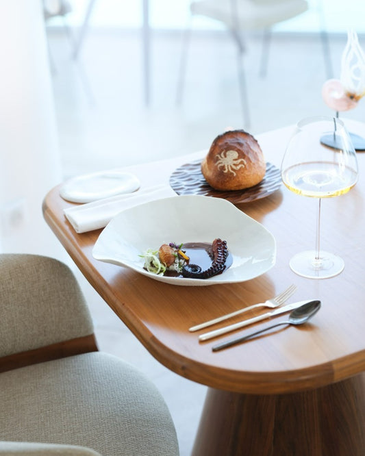 Indulge nº6 large dinner plate / white